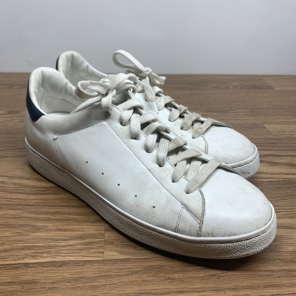 To Boot New York Adam Ripley White Leather Sneakers Mens Size‎ 9